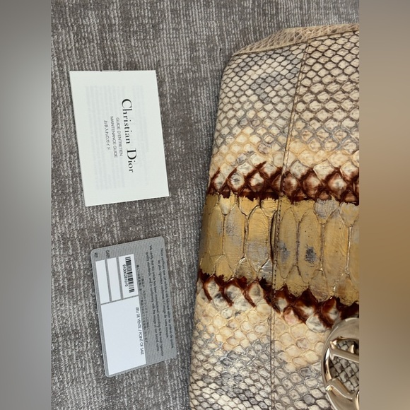 DIOR BAG 
SNAKE SKIN
EXOTIC PYTHON  🐍 - Picture 3 of 12